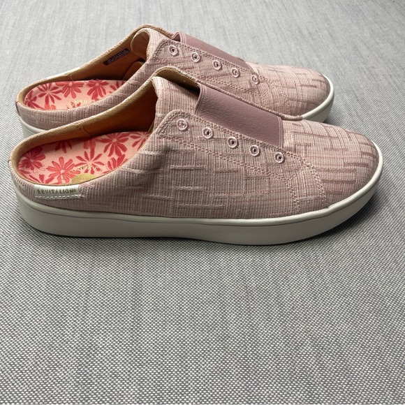 Revitalign Orthotic Woven Sneaker Mules in Harmony Petal NWOB - Picture 3 of 8